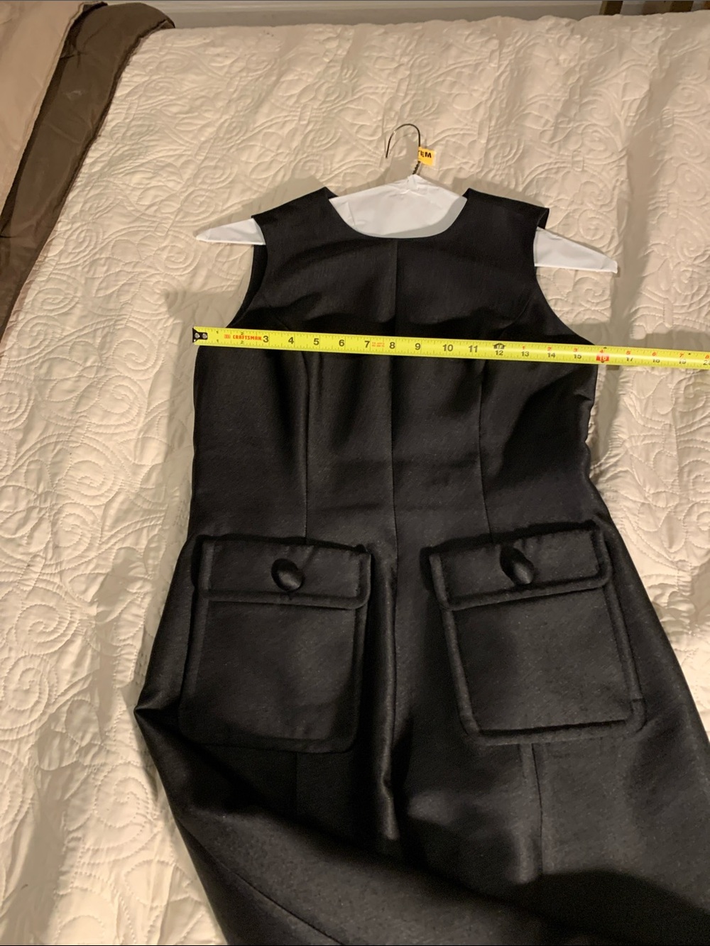 Tuckernuck Black Sleeveless Midi Dress with Front Patch Pockets - Picture 6 of 10
